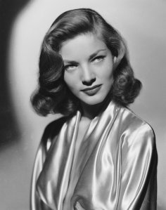 Lauren Bacall black & white pic