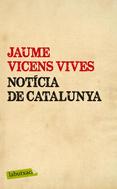 Portada del llibre de Jaume Vicens Vives Notícia de Catalunya