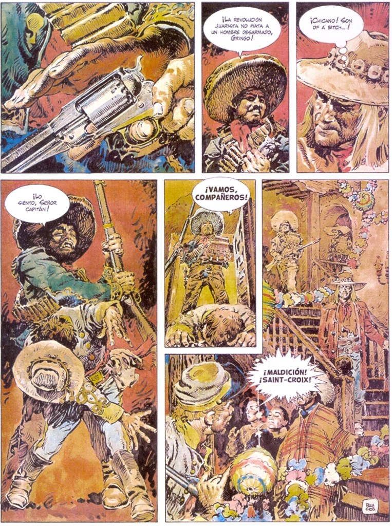 Pàgina de l'àlbum Un tal Mac Coy